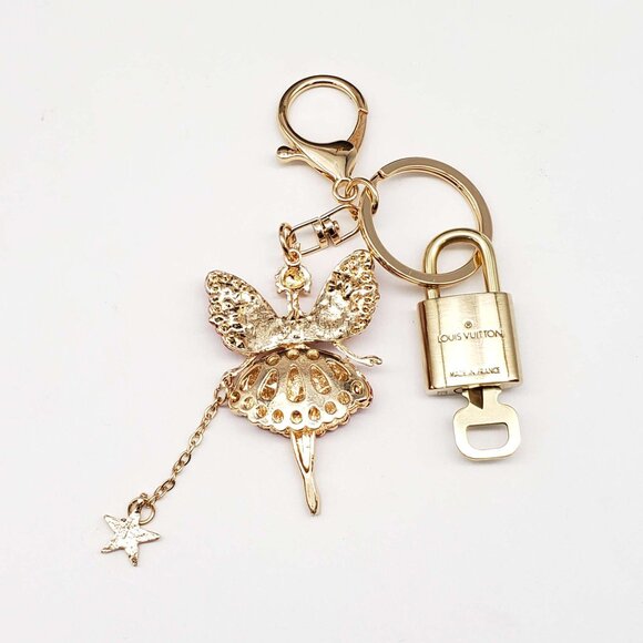 Authentic Louis Vuitton Lock & Key with unbranded Bagcharm, Keycharm, Keychain - Picture 4 of 7